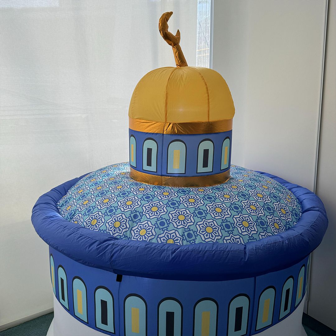 مسجد قبة الصخرة القابل للنفخ - 8