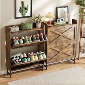 خزانة أحذية بتصميم ريفي