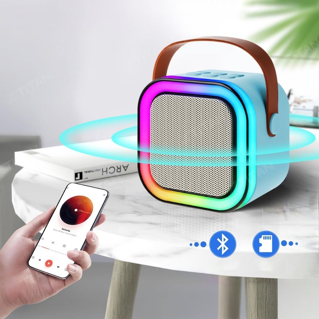 سماعة كاريوكي محمولة مع ميكروفون عدد 2 - 4