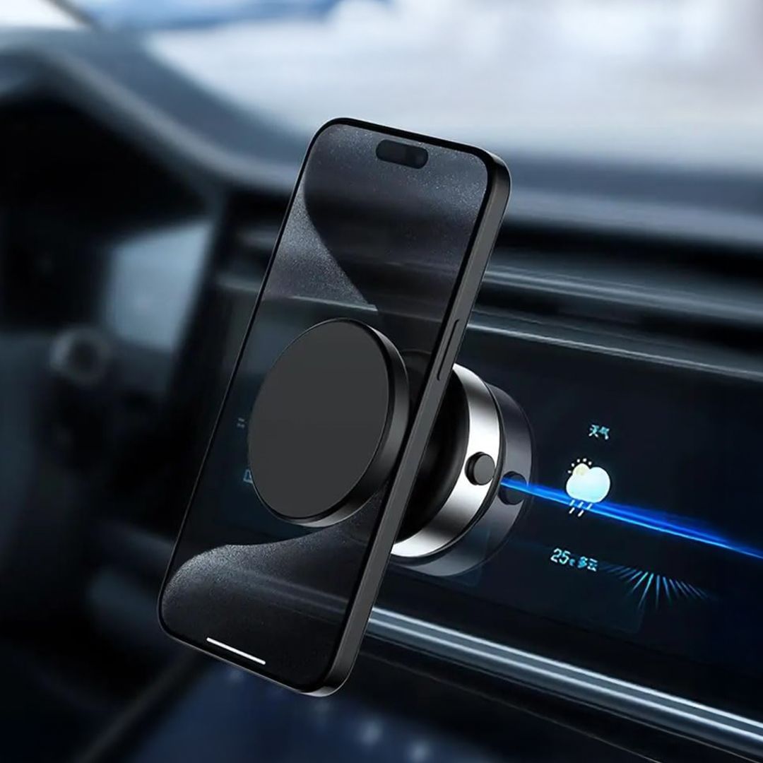 حامل موبايل مغناطيسي مع قاعدة دوارة - 6