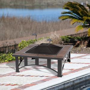 Garden Fire Pit and Table - 5