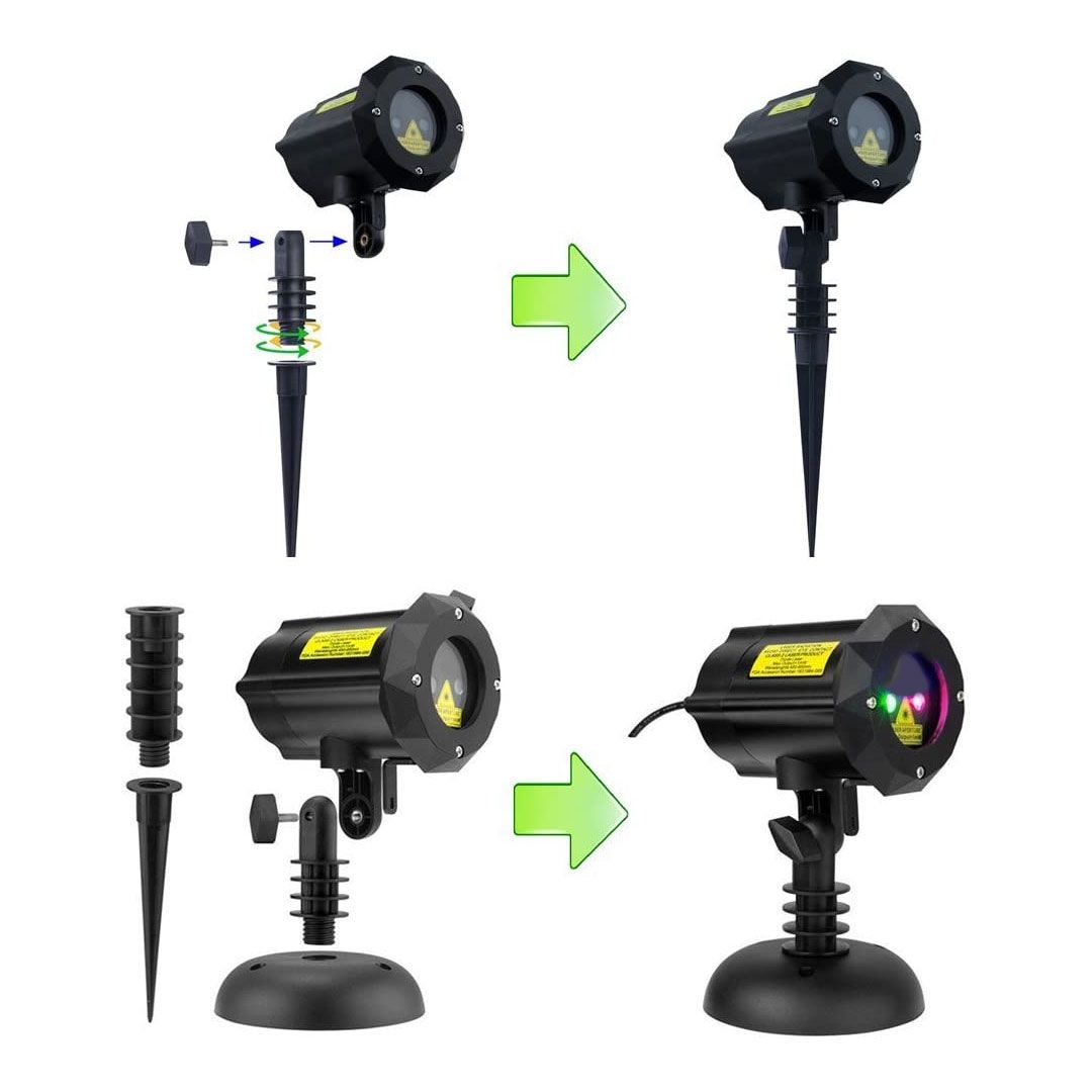 Garden Laser Light with Remote Control - 10