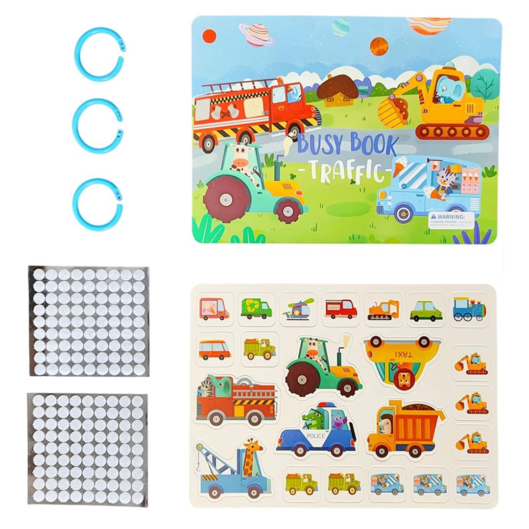 كتاب ملصقات السيارات التعليمي - 9