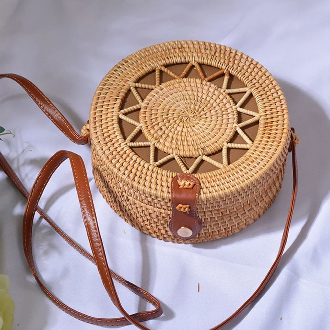 Handmade Rattan Shoulder Bag product thumbnail 4