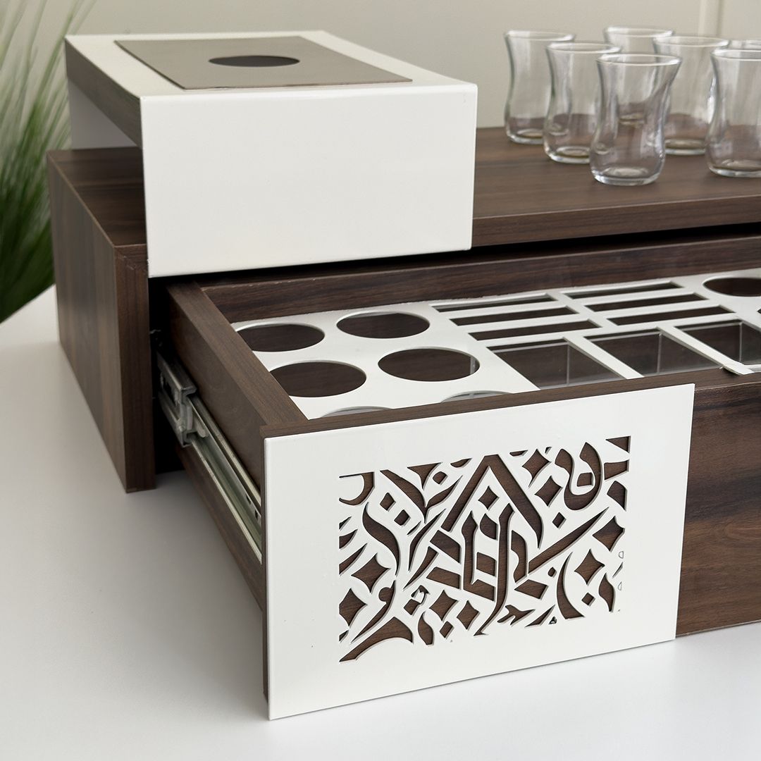 صندوق ضيافة خشبي انيق من روح - 10