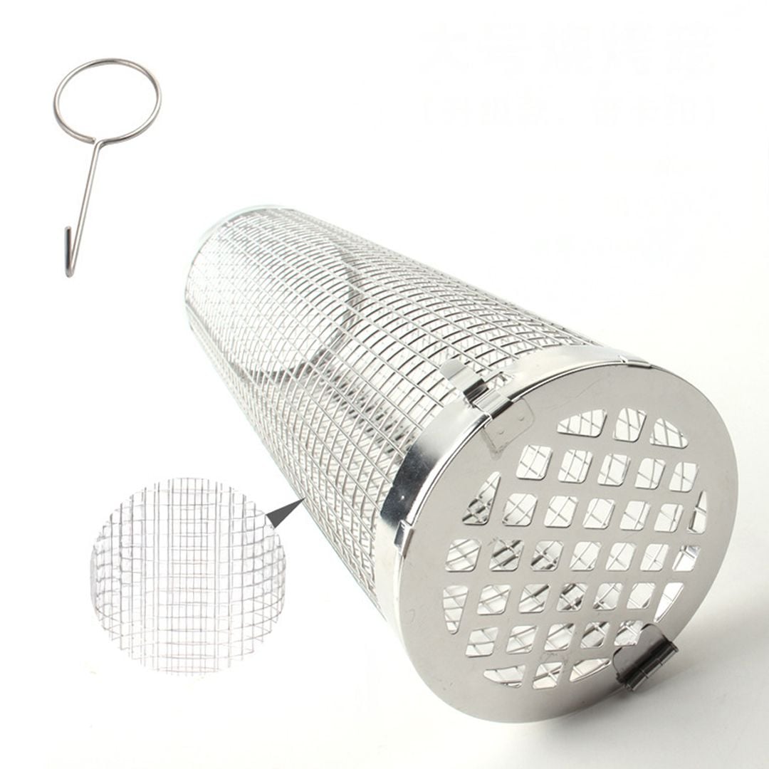 سلة شواء دوارة ستانلس ستيل - 8