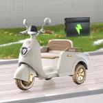 دراجة فيسبا كهربائية للاطفال بمقعد خلفي - 9