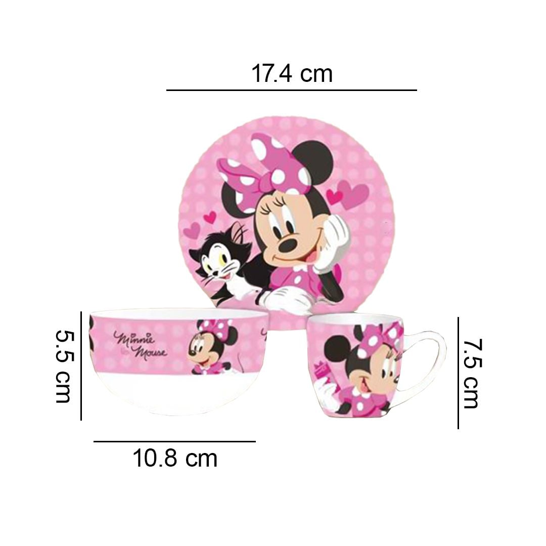 Kids Tableware Set with Minnie Mouse Design product thumbnail 6