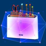 معقمة وحامل ألواح التقطيع والسكاكين - 15