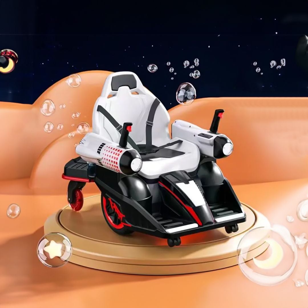 Electric Ride-On Car for Kids with Soap Bubbles product thumbnail 2