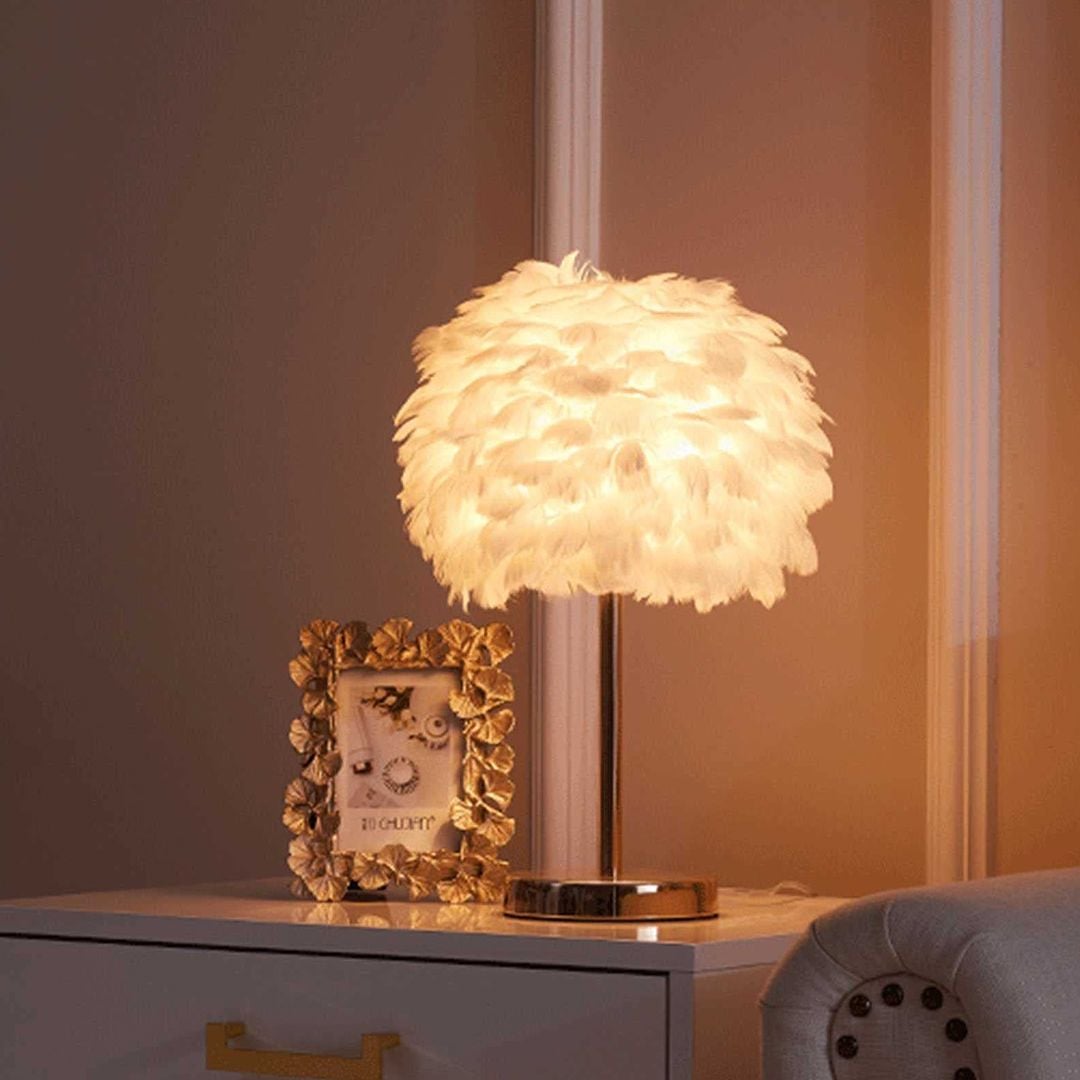 Table Light Feather LED Lamp product thumbnail 4