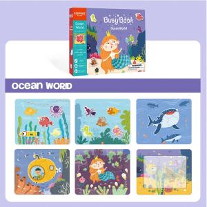 كتاب ملصقات الكائنات البحرية التعليمي - 1