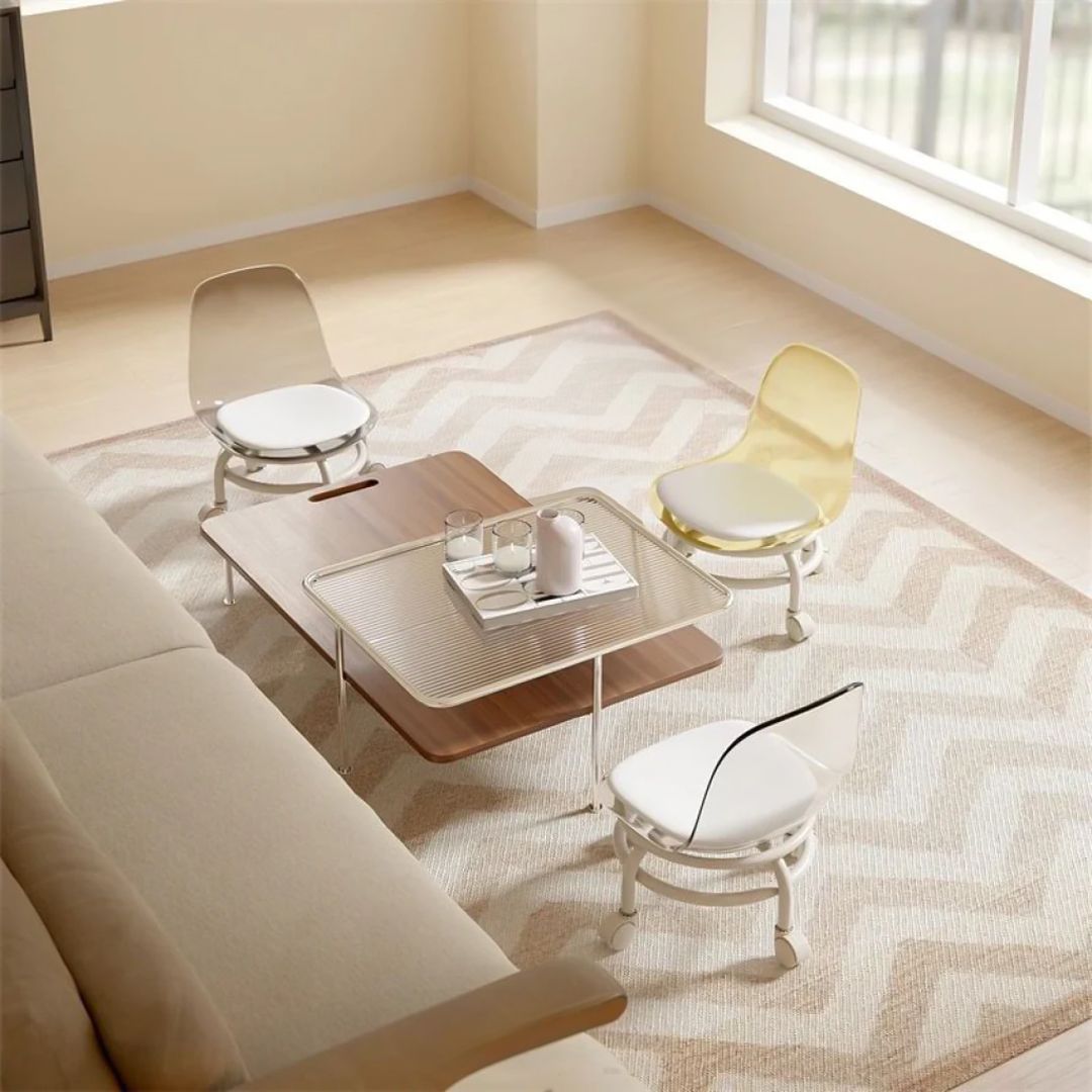 كرسي آكريليك شفاف قابل للدوران - 18