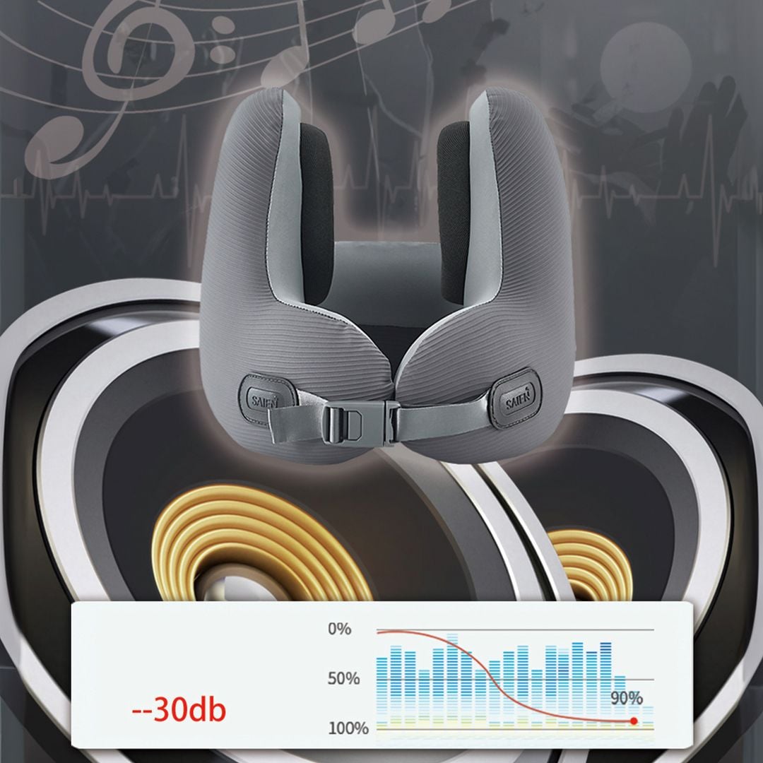 Neck Pillow with Bluetooth Headphones - 7