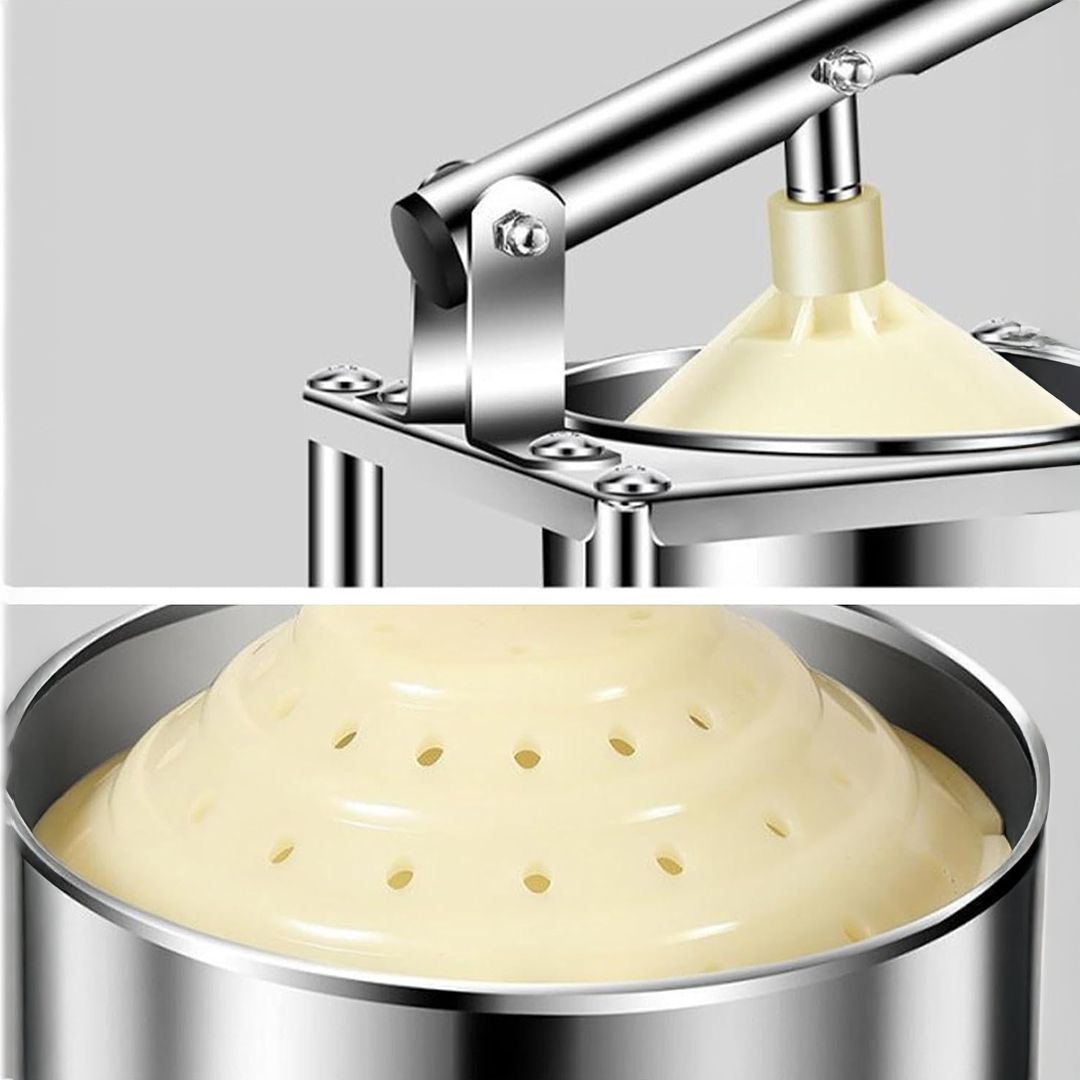 عصارة يدوية متينة من الستانلس ستيل - 11