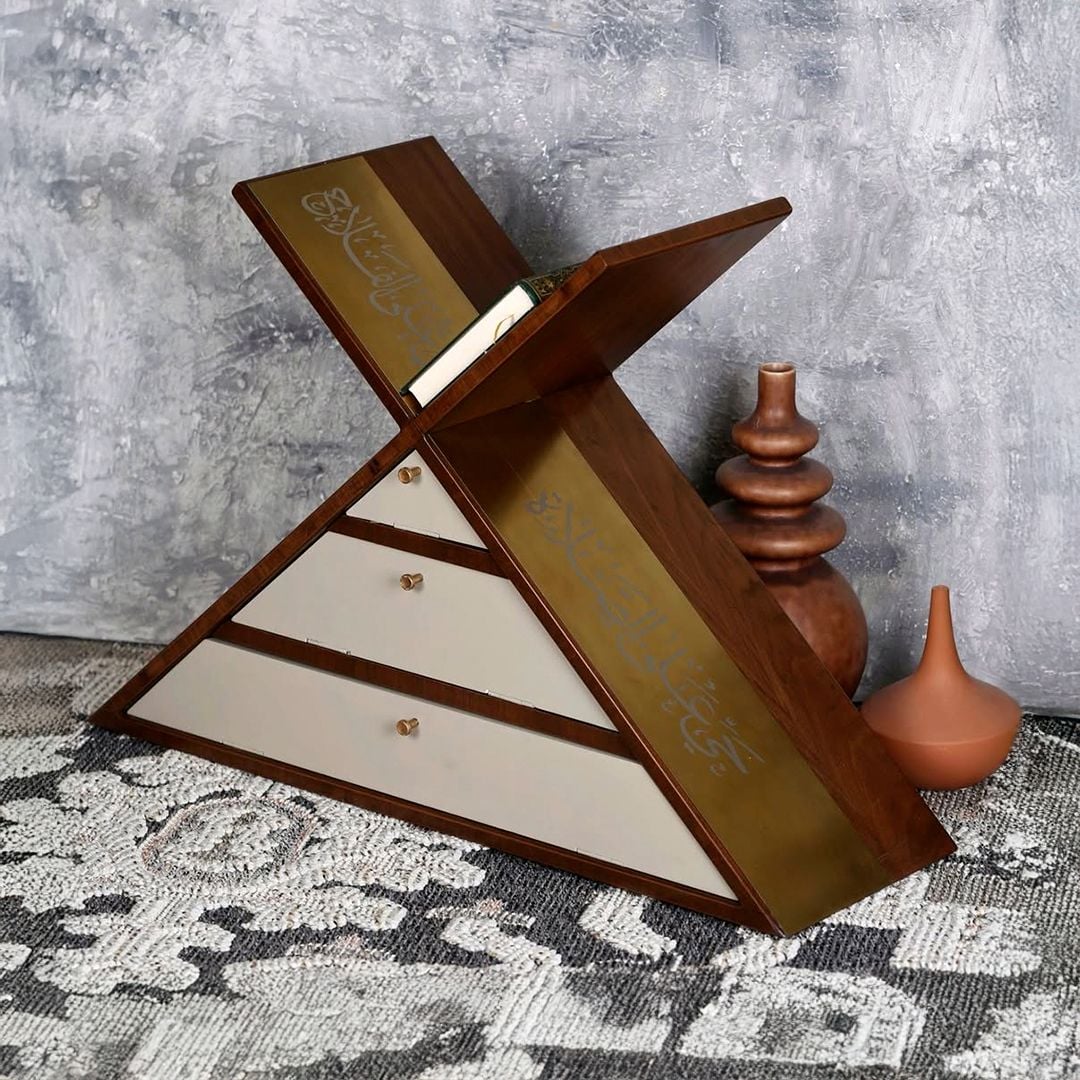 مكتبة المصحف بزخرفات ونقوش إسلامية من روح - 2