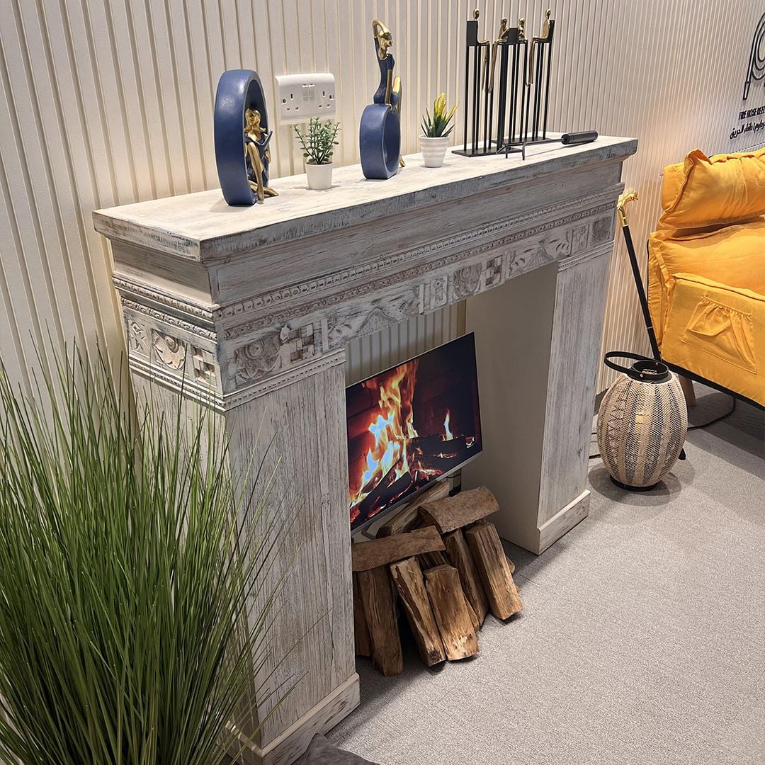Classic Wood Fireplace Décor product thumbnail 5
