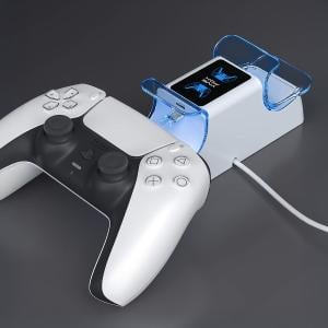 قاعدة شحن ثنائية لأيدي تحكم PS5 - 4