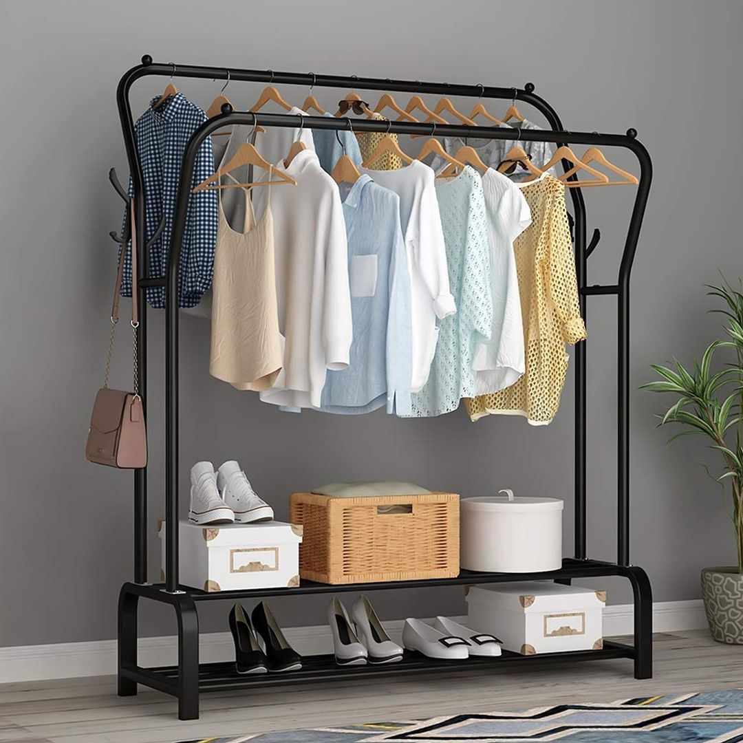 Clothes Hanger with Top Rod Clothes Shelves product thumbnail 3