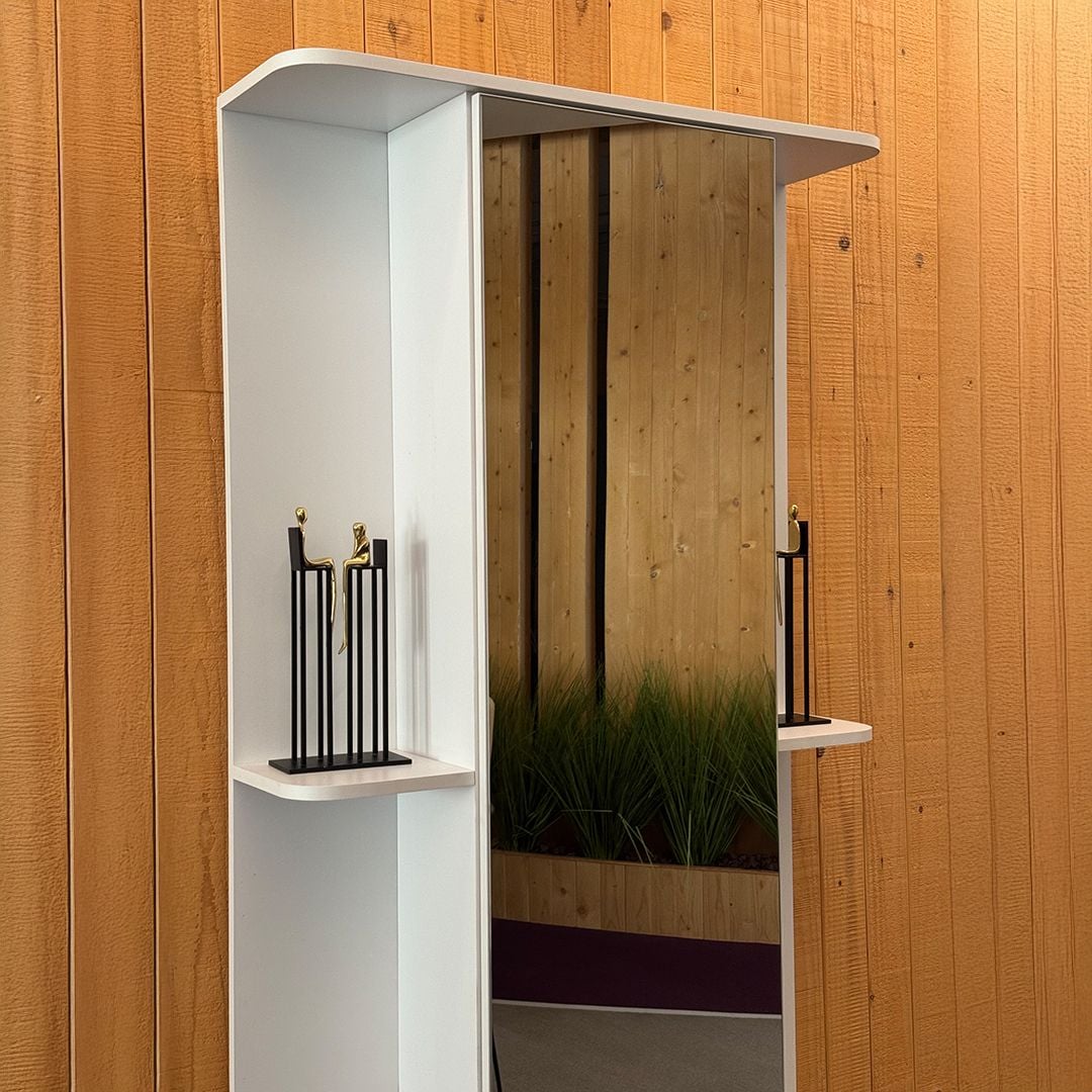 خزانة مع مرآة للمدخل - 3