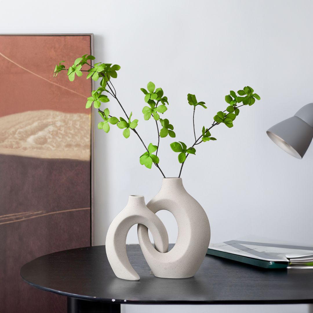 Ceramic Vase with Interlocking Design product thumbnail 4
