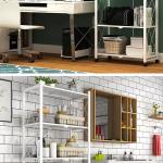 وحدة أرفف التخزين المعدنية للمنزل - 18