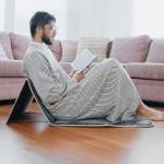 سجادة صلاة قابلة للطي مع مسند ظهر - 11