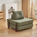 كرسي و سرير أرضي بأرجل خشبية - 2