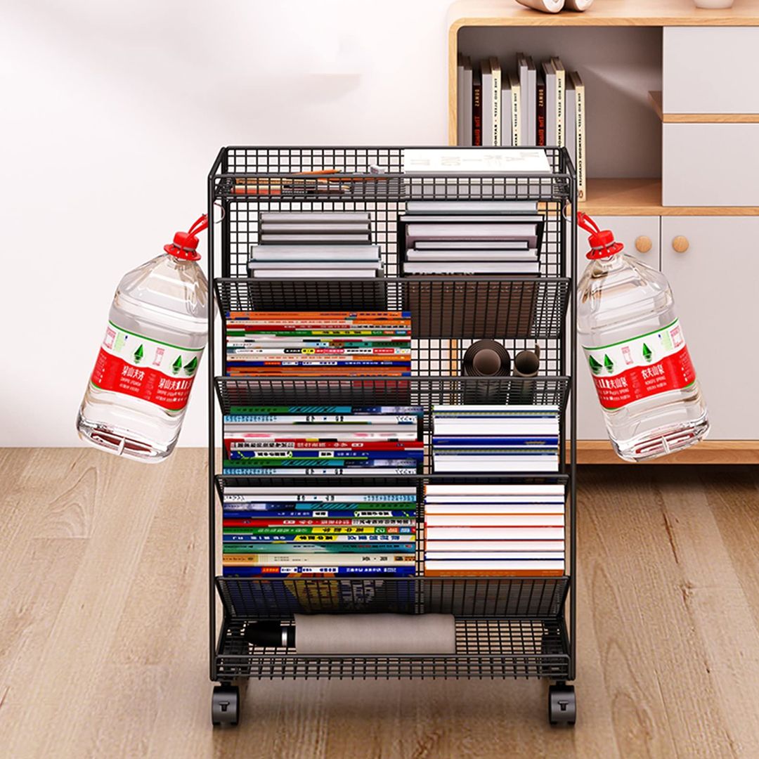 Metal Book Storage Cart product thumbnail 8