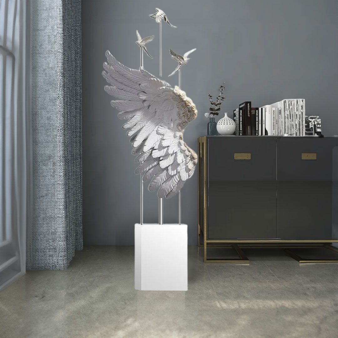  تمثال ديكور آنجل وينغز مع بلوتوث  - 1