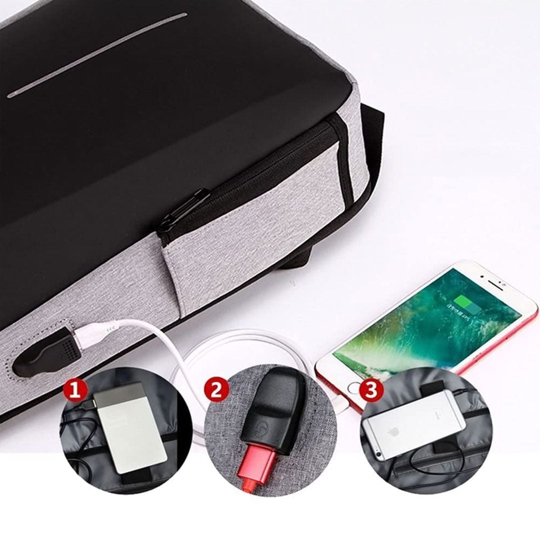 حقيبة الظهر الذكية والآمنة ضد السرقة - 4