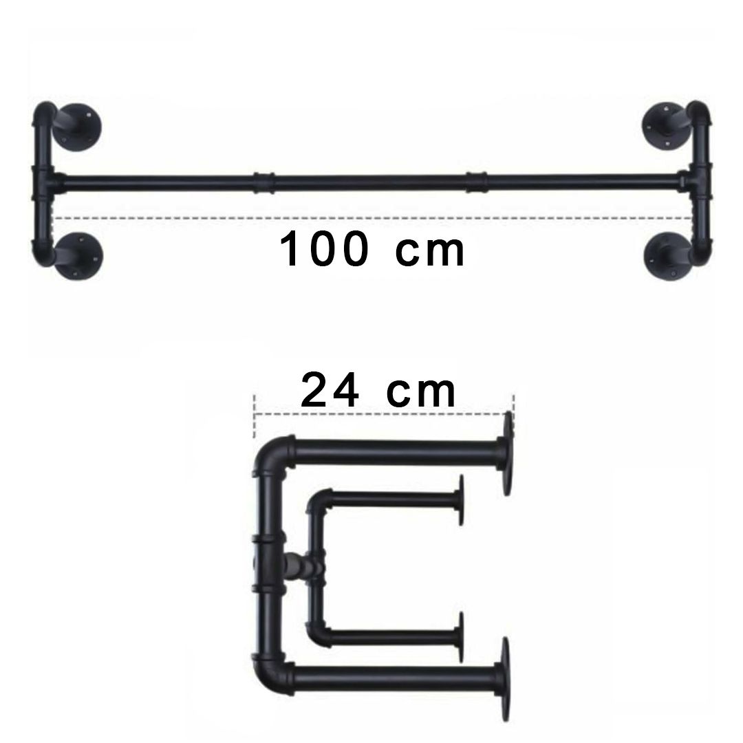Industrial Pipe Clothing Rack product thumbnail 19
