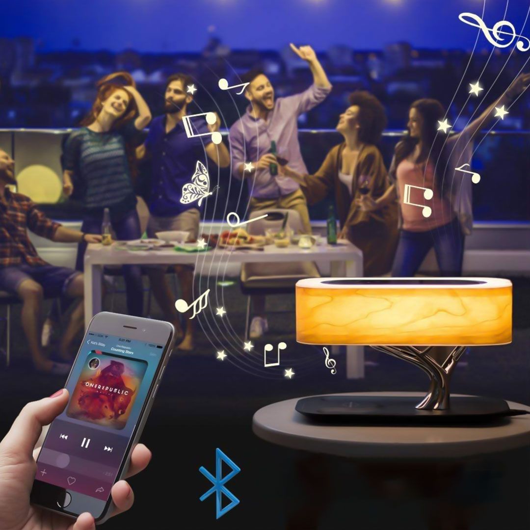 Bedside Lamp with Bluetooth Speaker and Wireless Charger product thumbnail 20
