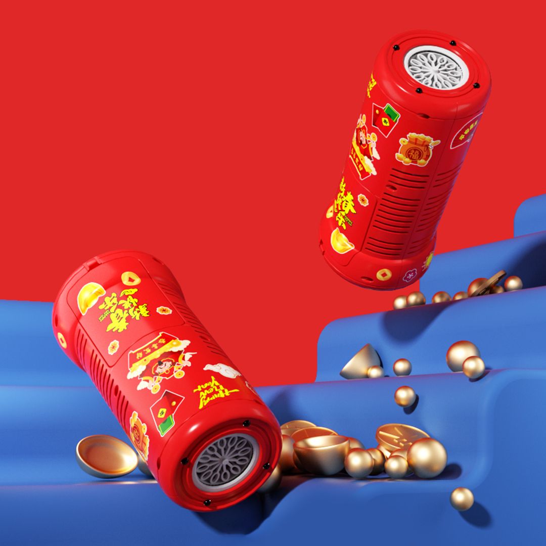 صانع الفقاعات على شكل ألعاب نارية - 5