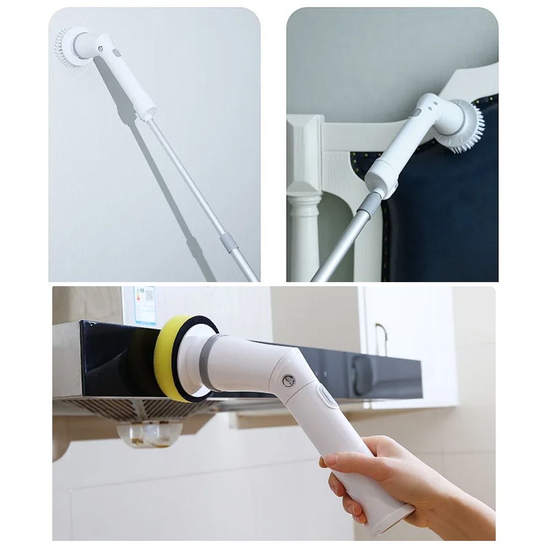 Cordless Cleaning Brush with 6 Heads product thumbnail 5