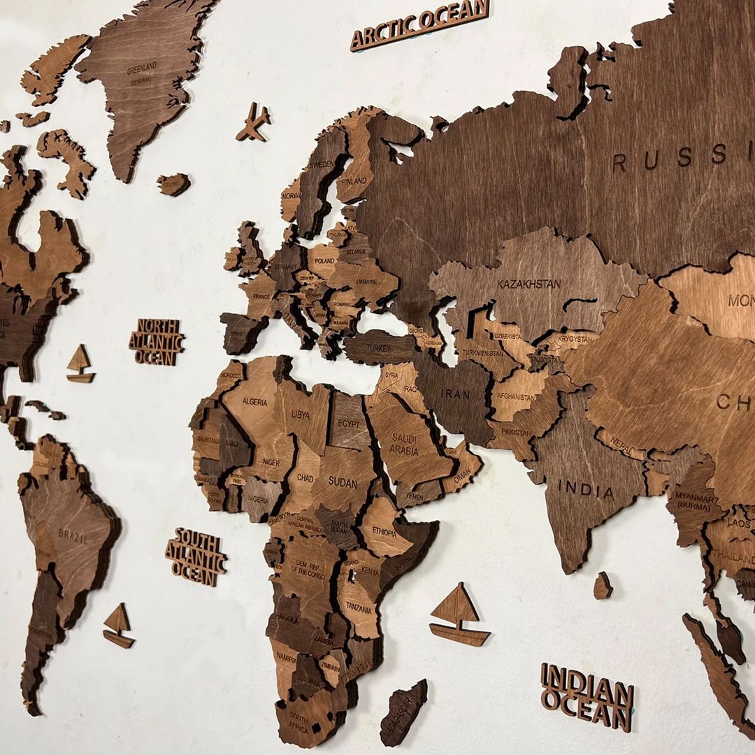 World Map Decor product thumbnail 7