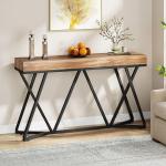 كونسول خشبي بإطار معدن