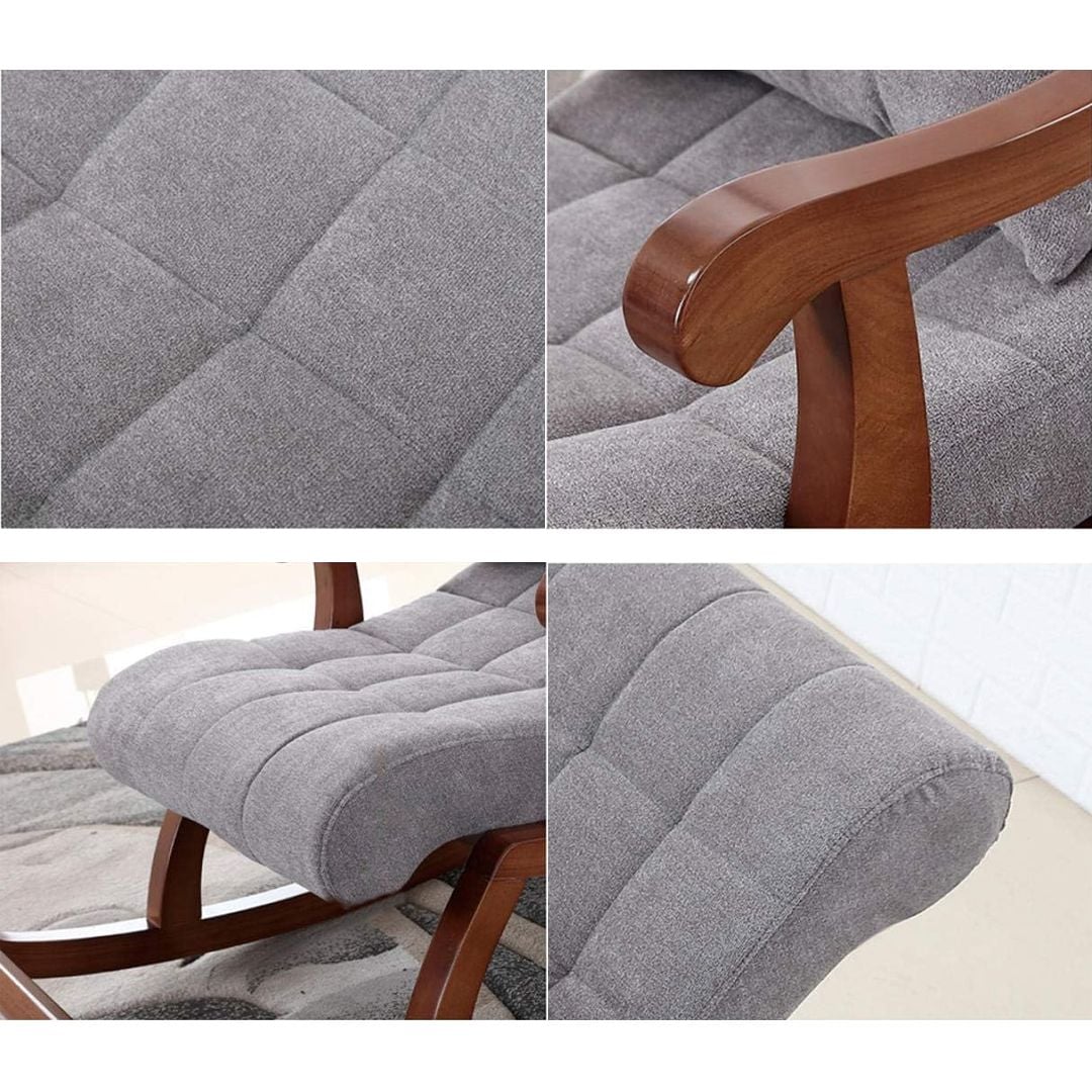 كرسي هزاز خشبي - 4