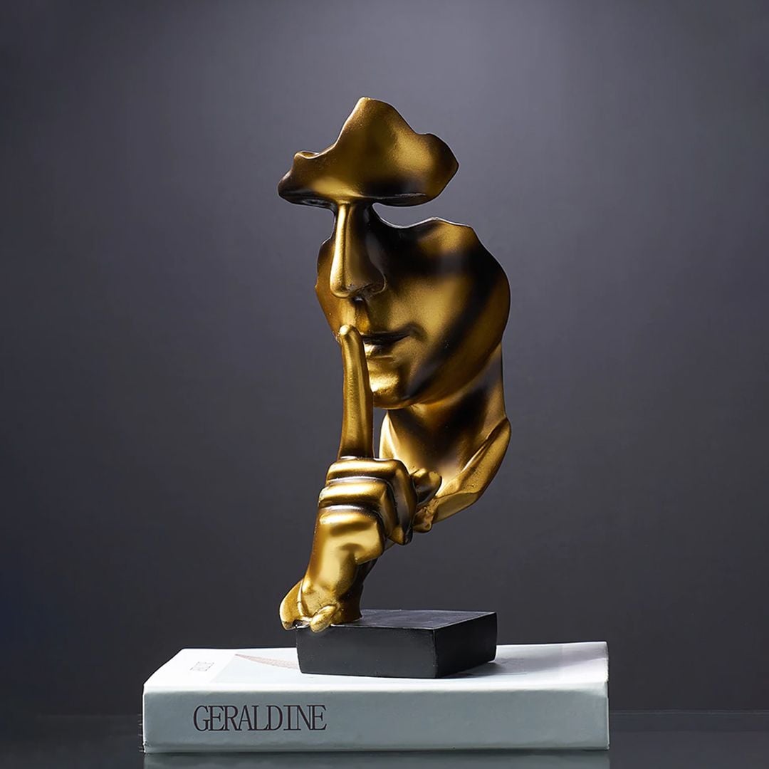 Silence is Gold Thinker Statue product thumbnail 12