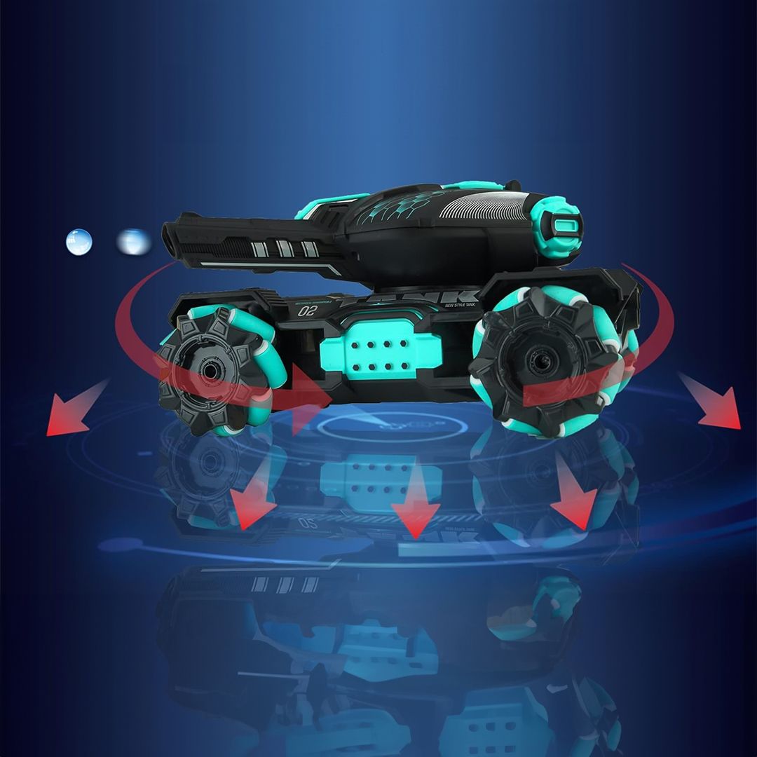 دبابة ريموت كنترول مع قاذف كرات الجل - 5