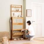 منظم خشبي للمدخل والأحذية - 4