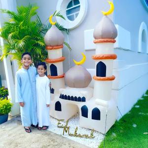 مُجسم المسجد القابل للنفخ