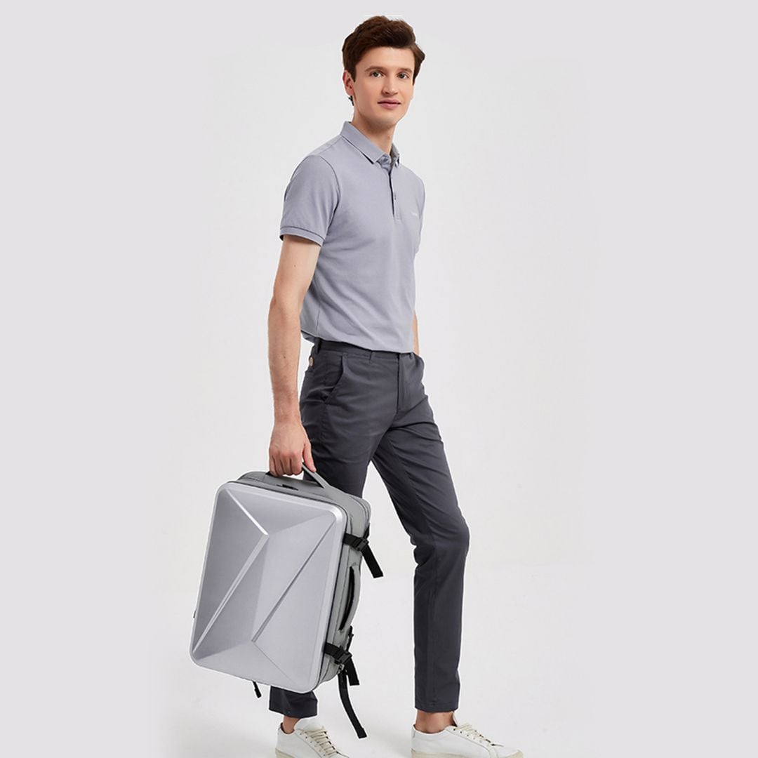 Double Backpack With USB Charging Feature product thumbnail 3