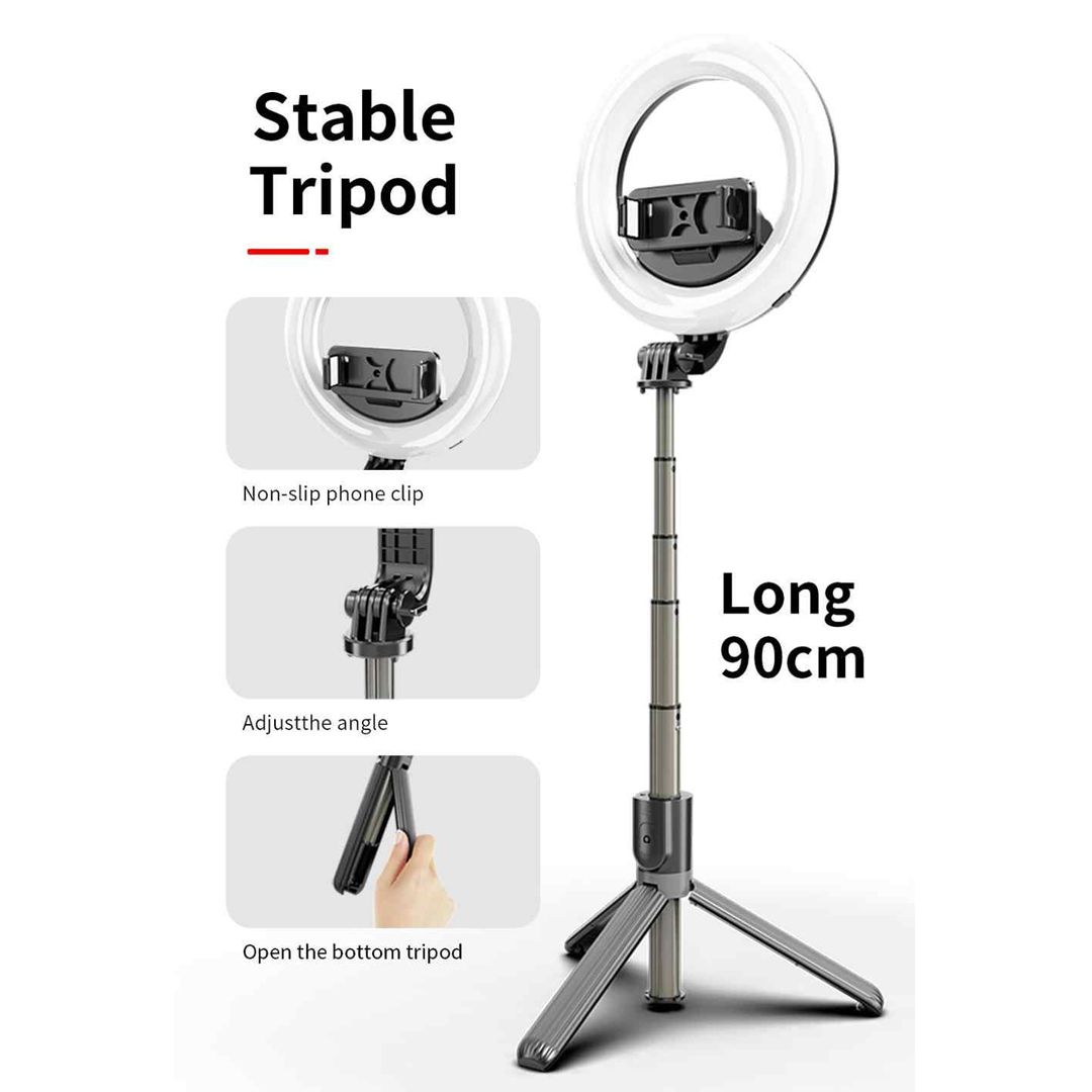 Selfie Stick Ring Light Tripod product thumbnail 18