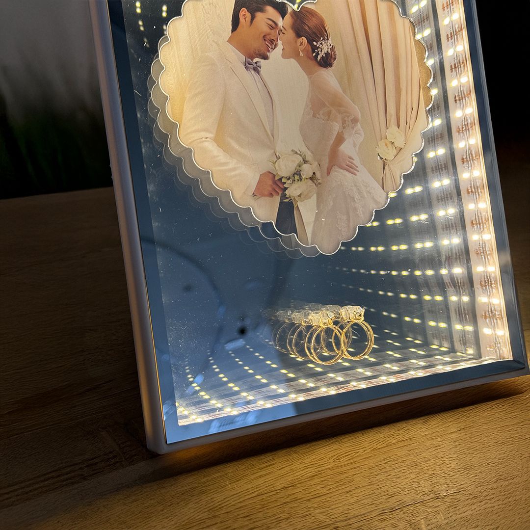 3D Heart Shaped Illuminated Photo Frame - 25 cm product thumbnail 7
