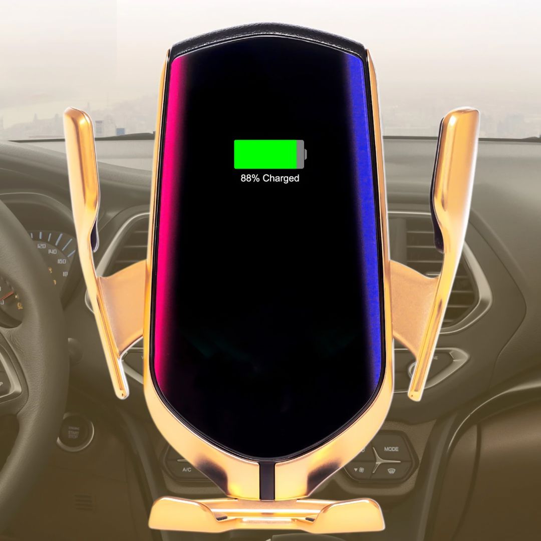 Gold Sensor Car Wireless Charger product thumbnail 3