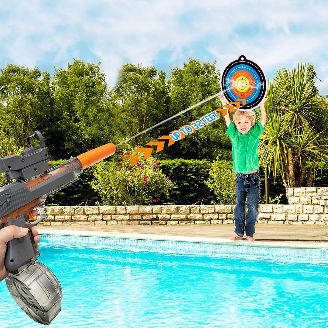 مسدس مائي أوتوماتيكي بسعة كبيرة - 2