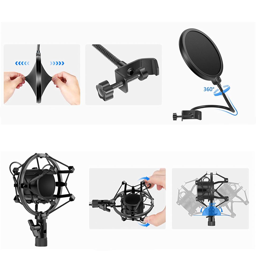 طقم ومجموعة ميكروفون لاسلكي - 11