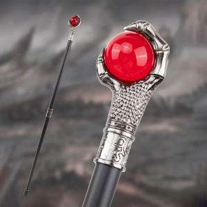 Walking Cane with Crystal Ball Handle - 1