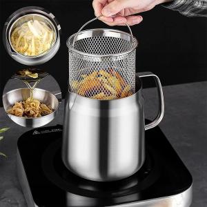 مقلاة زيت عميقة مع مصفاة - 2